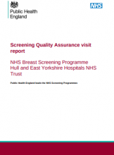 Screening Quality Assurance visit report: NHS Breast Screening Programme Hull and East Yorkshire Hospitals NHS Trust